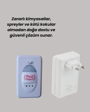 Geniş Alan Kapasiteli Sessiz Enerji Tasarruflu Haşere Kovucu