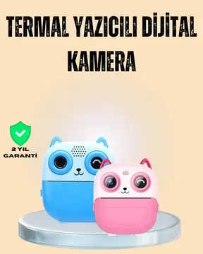 Çocuklar İçin Eğlenceli Dijital Kamera 1300mAh Şarjlı