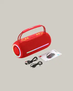 20W Kablosuz Bluetooth Hoparlör RGB Işık Efektli USB/SD/AUX Destekli