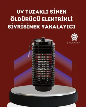 Uzun Ömürlü Elektrikli Sivrisinek Katili – Sessiz Çalışma Güçlü Performans