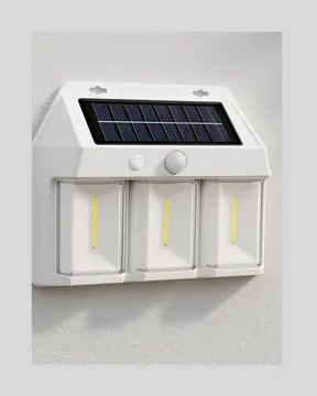 Güneş Enerjili 3 Modlu Duvar Apliği – Bahçe ve Garaj Aydınlatması