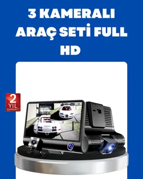 G-Sensör Park Modu ve Döngüsel Kayıt Destekli Araç DVR