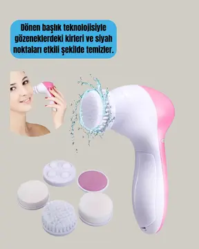 Çok Fonksiyonlu Elektrikli Yüz Bakım Fırçası