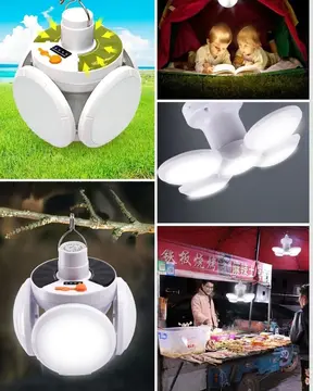 Pratik Katlanabilir Solar LED Aydınlatma Lambası
