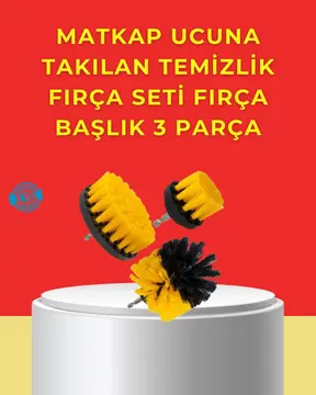 Matkap Ucu Temizlik Aparatı 3’lü Fırça Seti