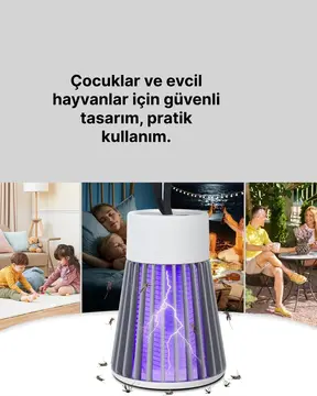 Sessiz ve Güvenli Sivrisinek Kovucu Lamba