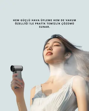 Turbo Güçlü Hava Üfleme ve Vakum Makinesi Çok Fonksiyonlu Kullanım