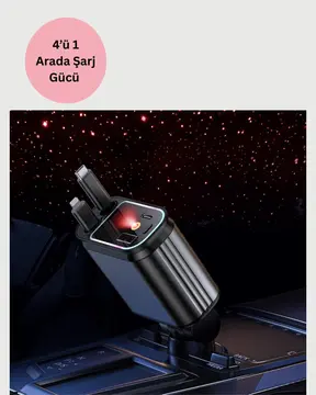 BMW Mercedes Audi Volkswagen Araçlar için 4’ü 1 Arada Hızlı Şarj Cihazı