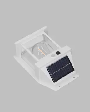 Güneş Enerjili Hareket Sensörlü Duvar Lambası