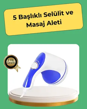 Selülit ve Sıkılaştırıcı Masaj Cihazı – Çok Fonksiyonlu