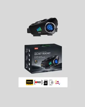 Q28 Kask Kulaklık 1080P HD Kamera – Bluetooth 5.3 Su Geçirmez Gürültü Azaltma