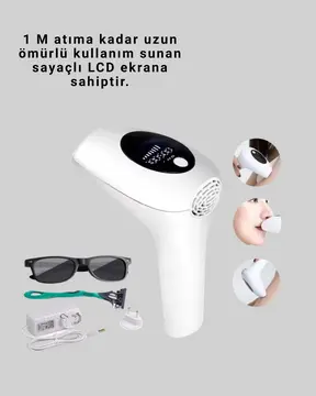 Hasuba IPL Lazer Epilasyon Cihazı HS-262 5 Enerji Kademeli