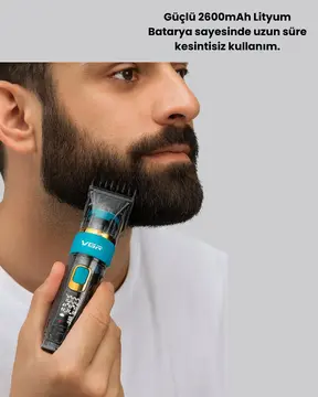 VGR V-695 Profesyonel Tıraş Makinesi Seramik Bıçaklı Turbo Güçlü Motor