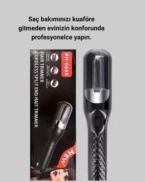 RH-6668 Şarjlı Taşınabilir Otomatik Saç Düzeltici Elektrikli Saç Kesme Makinesi