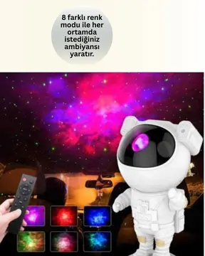 USB Güç Bağlantılı Çok Fonksiyonlu Astronot Gece Lambası