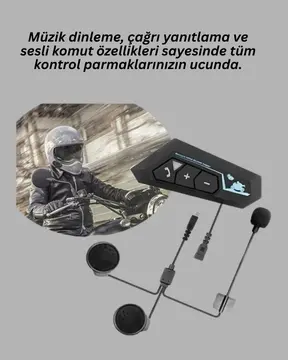 Bluetooth 5.0 EDR Kask Kulaklık Yüksek Ses Kalitesi ve Gürültü Önleme