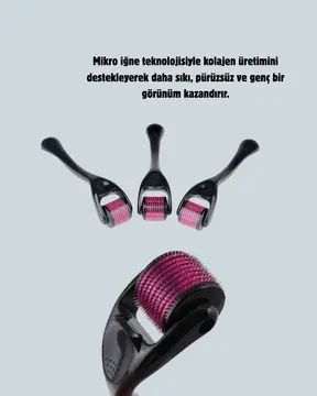 Dermaroller Titanyum 540 İğneli 1 mm Cilt Yenileme ve Anti Aging Etkisi