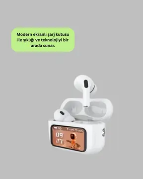 Dokunmatik Kontrollü Gürültü Önleyici Bluetooth Kulaklık Şarj Göstergeli