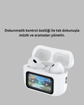 Dokunmatik Kontrollü Gürültü Önleyici Bluetooth Kulaklık Şarj Göstergeli
