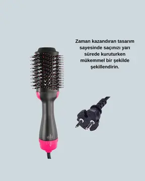 Oval Tasarımlı Profesyonel Fönlü Saç Şekillendirici