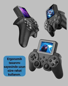 2025 A Kalite S10 Gamepad 520 Oyunlu TV Bağlantılı Retro Atari Konsolu