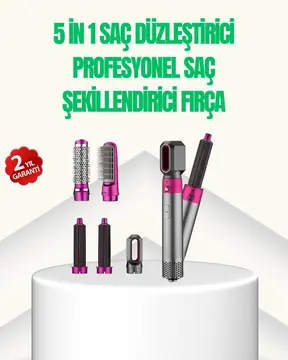 5’i 1 Arada Profesyonel Saç Şekillendirici Tek Cihazla Sınırsız Stil