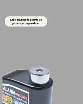 Çift Modlu 110dB Alarmlı Disk Kilidi Suya Dayanıklı