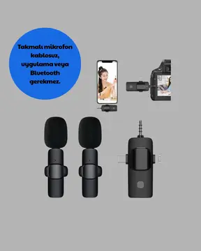 Küçük Boyutlu Mikrofon - 8 Saat Kullanım