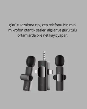 Çok Yönlü Mikrofon - Net Ses Uzun Pil