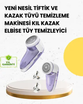 Tiftik ve Tüy Toplama Cihazı – 200ml Hazne Kompakt Boyut