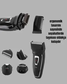 İnce Detay Başlıklı Çok Amaçlı Tıraş Makinesi