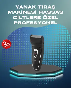 Kablosuz Kuru Tıraş Makinesi Folyo Başlıklı