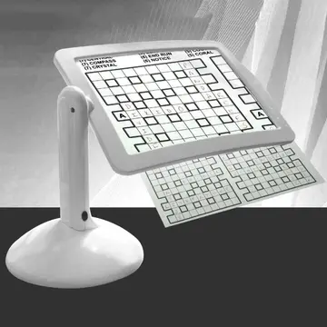 3x  360 Derece Döndürme Ekranlı, Çok Fonksiyonlu Masaüstü Büyüteç 3x