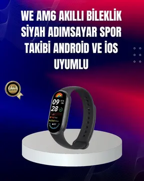 TPU ve Silikon Kordonlu Akıllı Bileklik – 20 Gün Bekleme Süresi
