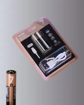 USB Type-C Şarjlı AAA Lityum Pil | 1.5V Sabit Voltaj 1000+ Şarj Döngüsü ile Uzun Ömür