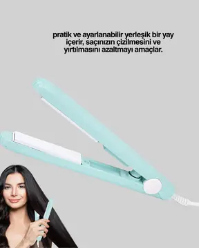 Hafif ve Taşınabilir Seramik Kısa Saç Maşası – Seyahate Uygun Ergonomik ve Güvenli Tasarım