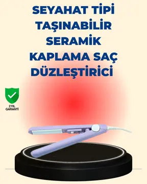 2’si 1 Arada Saç Düzleştirici ve Bukle Maşası – Düz ve Kıvırcık Saçlara Uygun Çok Yönlü Kullanım