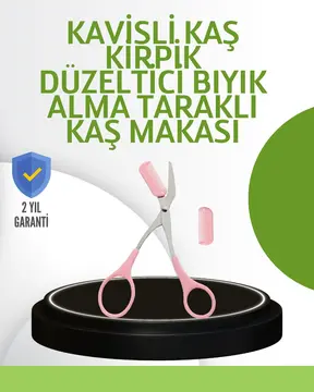 Taşınabilir Kaş ve Kirpik Düzenleme Makası – Ergonomik Tasarım