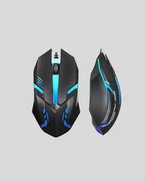 Mekanik Oyuncu Seti – LED Işıklandırma ve Ergonomik Mouse