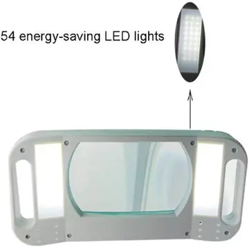 5x 10x Büyüteç  Led Işıklı Süper Parlak Enerji Tasarruflu  Masa Lambası