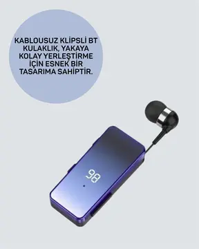 LED Ekranlı Ses Kontrol Düğmeli Kulaklık – Şarj Durumunu ve Ses Seviyesini Anında Yönetin