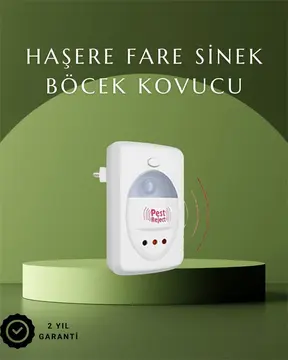 Ultrasonik Ses Dalgalarıyla Kimyasalsız Fare ve Böcek Kovucu Cihaz