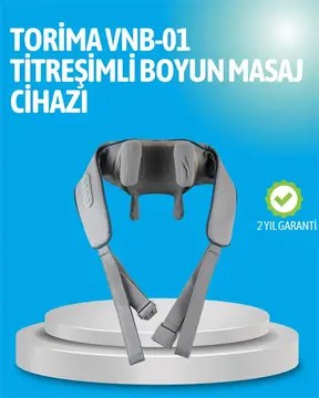 VNB-01 Titreşimli Boyun Masaj Aleti Gri Renk