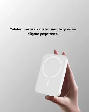 Ultra Kompakt ve Güçlü – MagSafe Powerbank 10000 mAh ile Kablosuz Şarj Deneyimi