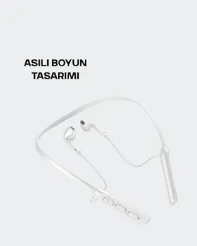 Kablosuz Bluetooth Kulaklık – Boyun Askılı 100 Saat Pil Ömrü