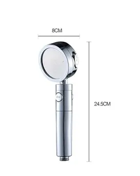 Sağlam Metal Hortum Bağlantılı 360° Hareketli Duş Başlığı