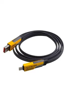 USB-C ve Lightning Uyumlu 4'ü 1 Arada Kablo – 65W Hızlı Şarj Örgülü Dayanıklı Yapı