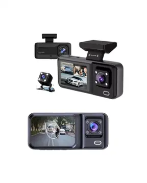 Tam Kapsamlı Araç Güvenliği: 3 Kameralı Full HD Kayıt Sistemi ile Ön İç ve Arka Görüş