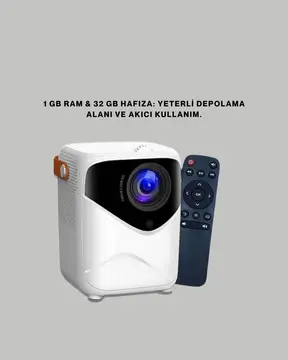 Hafif ve Taşınabilir Projektör – 750 Gram Ağırlıkla Mobil Kullanıma Uygun