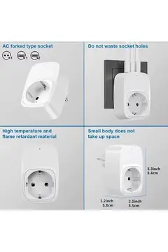 Tekli Yüksek Voltaj Korumalı Duvar Prizi 2x Type-c 1x Usb Çıkışlı Priz Grup Priz Çoğaltıcı Siyah